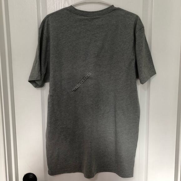 Next level Apparel Mens T-Shirt Size Medium Gray Graphic Print Short Sleeve NWT - Picture 5 of 7